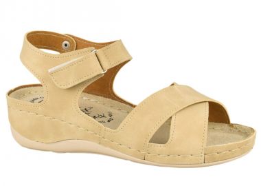 Πέδιλα γυναικεία | Ανατομικά | Vesna | 880127 | Μπεζ - Vesna - 